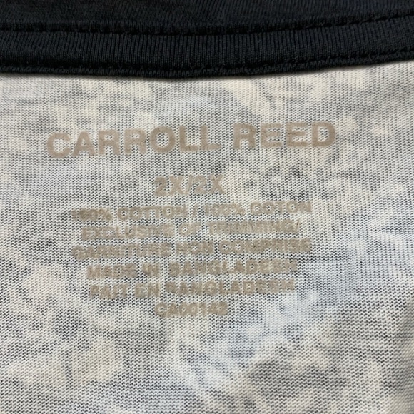 Carroll Reed 100% Cotton Medium Weight Tunic w 3/4 Sleeves Front Tie - Picture 4 of 8